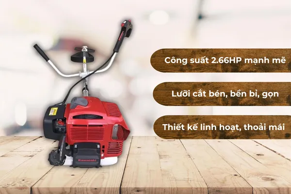 Máy cắt cỏ chạy xăng - Kawasaki - TJ53E