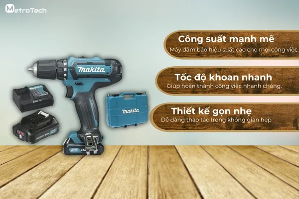 Máy khoan pin - Makita - DF331D
