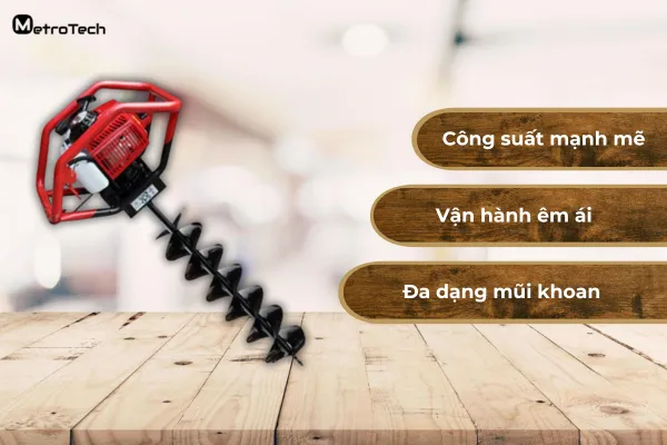 Máy khoan đất - Oshima - 2PS