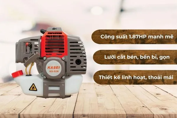 Máy cắt cỏ nòng 44 Kasei KS-52N