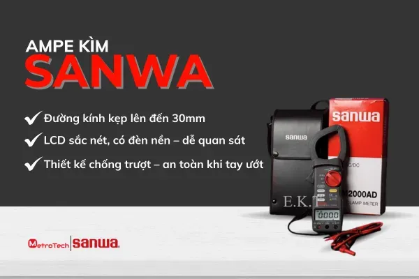 Ampe kìm Sanwa