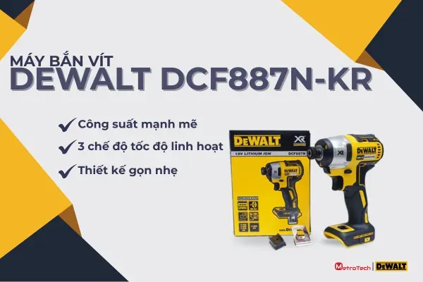 Máy Bắn Vít DEWALT DCF887N-KR