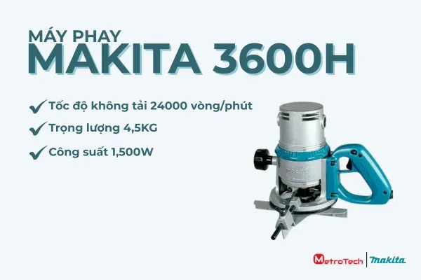 May phay Makita 3600H