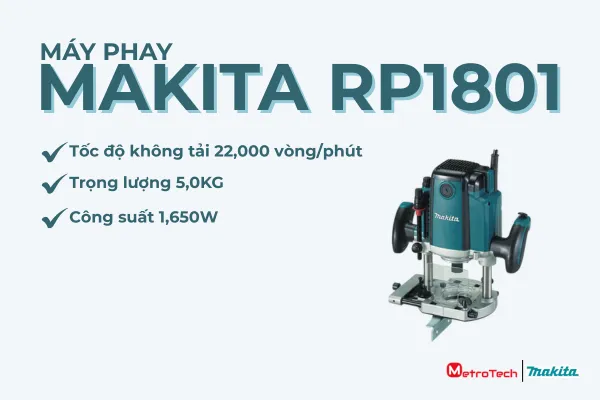 Máy phay Makita RP1801